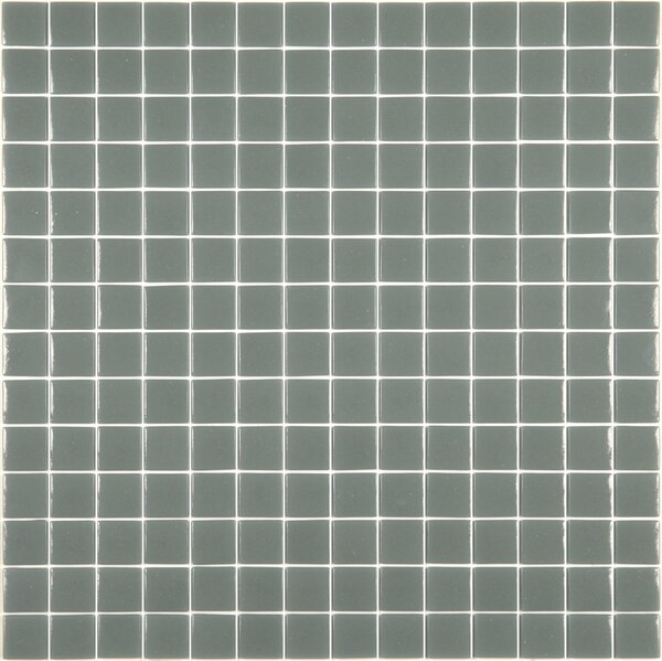 Hisbalit Skleněná mozaika šedá Mozaika 305A MAT 2,5x2,5 2,5x2,5 (33,33x33,33) cm - 25305AMH
