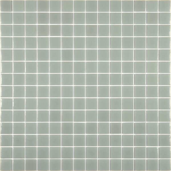 Hisbalit Skleněná mozaika šedá Mozaika 108A LESK 2,5x2,5 2,5x2,5 (33,3x33,3) cm - 25108ALH