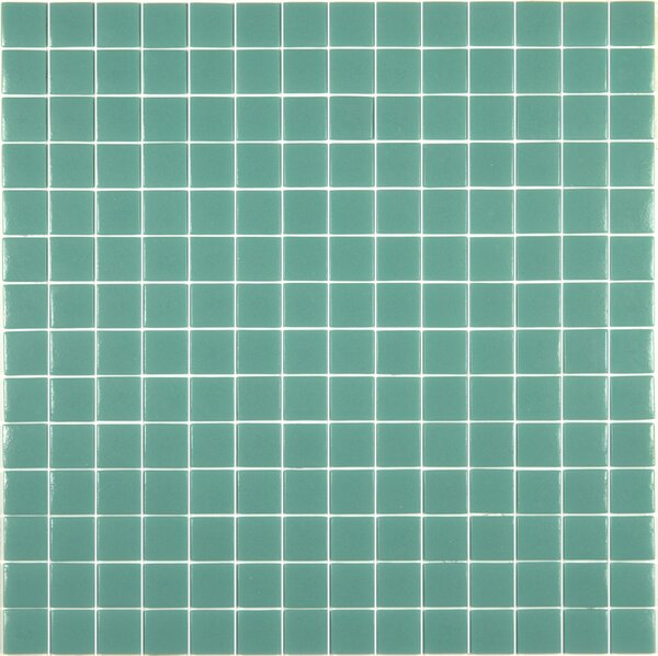 Hisbalit Skleněná mozaika zelená; tyrkysová Mozaika 222A LESK 2,5x2,5 2,5x2,5 (33,3x33,3) cm - 25222ALH