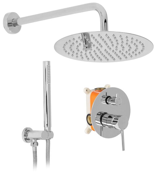 Rea Lungo - Podomítkový sprchový set, chrom, REA-P8007