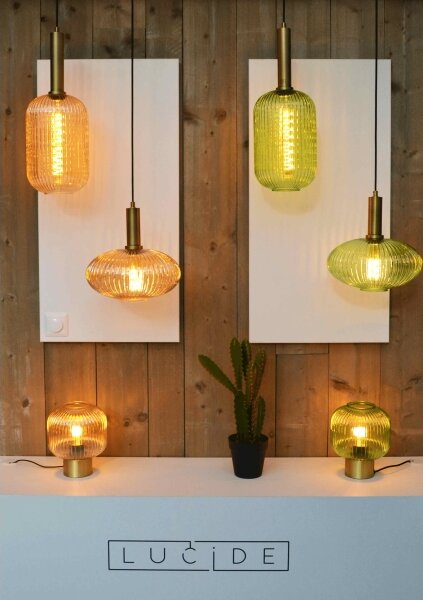 Lucide 45586/20/62 - Stolní lampa MALOTO 1xE27/40W/230V béžová/zlatá