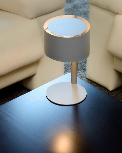 Lucide 45504/01/36 - Stolní lampa KNULLE 1xE14/40W/230V šedá