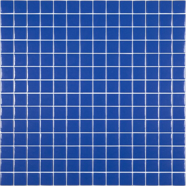 Hisbalit Skleněná mozaika modrá Mozaika 320C LESK 2,5x2,5 2,5x2,5 (33,3x33,3) cm - 25320CLH