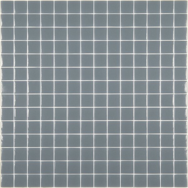 Hisbalit Skleněná mozaika šedá Mozaika 317A MAT 2,5x2,5 2,5x2,5 (33,33x33,33) cm - 25317AMH