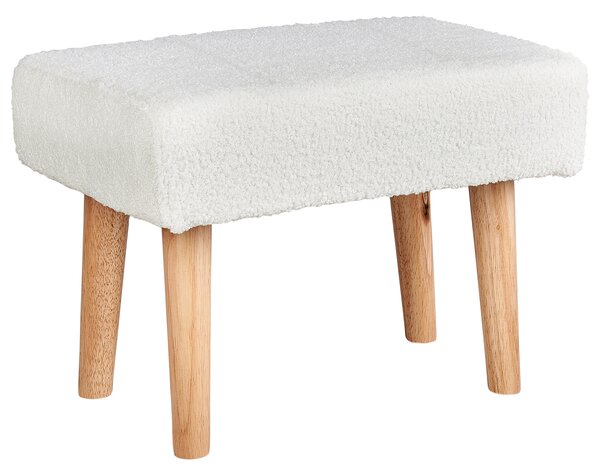 Podnožka TAKOMA Buklé Bílá