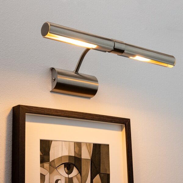 Brilagi - LED Obrazové svítidlo DANAE 2xE14/4W/230V 3000K matný chrom