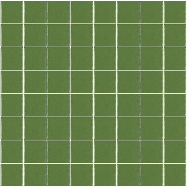 Hisbalit Skleněná mozaika zelená Mozaika 221A LESK 4x4 4x4 (32x32) cm - 40221ALH