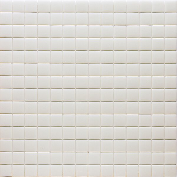 Hisbalit Skleněná mozaika bílá Mozaika 103A MAT 2,5x2,5 2,5x2,5 (33,33x33,33) cm - 25103AMH
