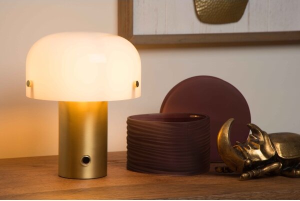 Lucide 05538/01/02 - Stmívatelná stolní lampa TIMON 1xE14/10W/230V pr. 17,5 cm