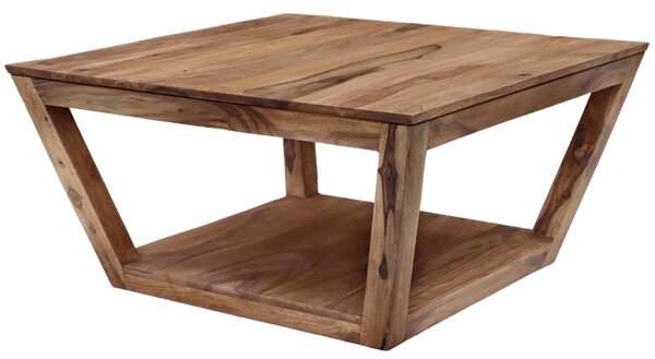 Konferenční stolek designový z masivu palisandr 80x80