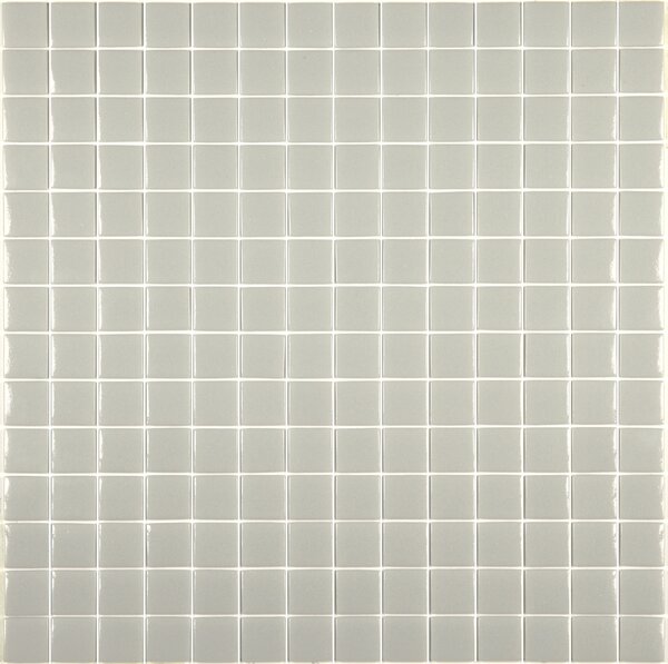 Hisbalit Skleněná mozaika šedá Mozaika 306A MAT 2,5x2,5 2,5x2,5 (33,33x33,33) cm - 25306AMH
