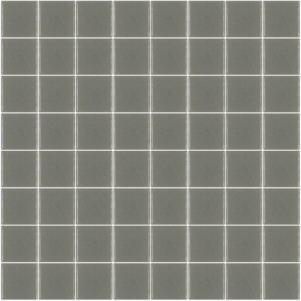Hisbalit Skleněná mozaika šedá Mozaika 106A MAT 4x4 4x4 (32x32) cm - 40106AMH