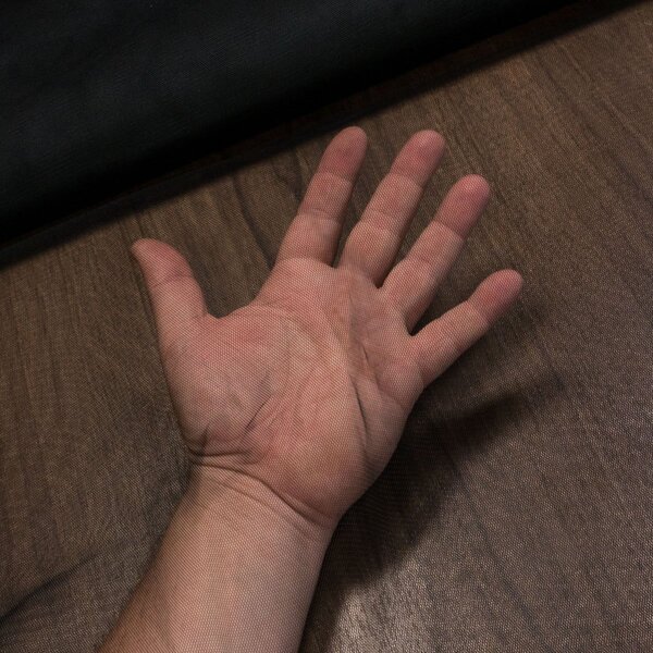 Stoklasa Tyl jemný oděvní, jednobarevná černá, š.160cm (látka v metráži)