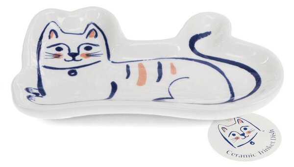 Keramický stojan na šperky Cat – Rex London