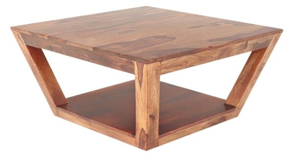 Konferenční stolek designový z masivu palisandr 80x80