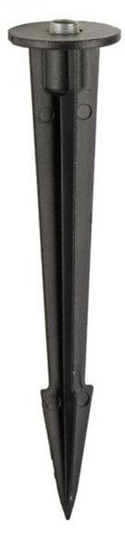 JUST LIGHT LED venkovní svítidlo se zápichem průměr 50cm černá IP65 s časovačem do zahrady 3000K LD 19511-18