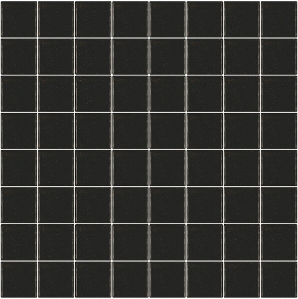 Hisbalit Skleněná mozaika černá Mozaika 101C LESK 4x4 4x4 (32x32) cm - 40101CLH