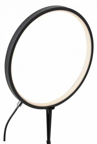JUST LIGHT LED venkovní svítidlo se zápichem průměr 32cm černá IP65 s časovačem do zahrady 3000K LD 19510-18
