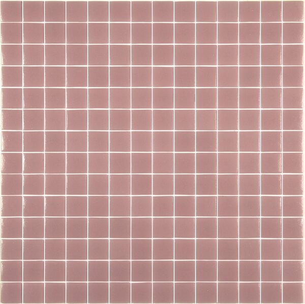 Hisbalit Skleněná mozaika růžová Mozaika 166A LESK 2,5x2,5 2,5x2,5 (33,3x33,3) cm - 25166ALH