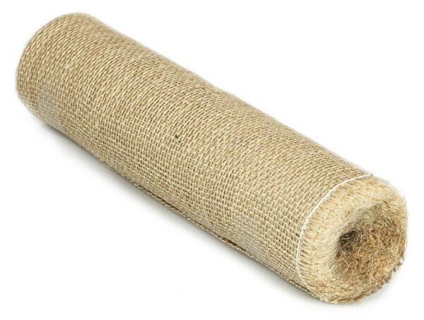 Juta technická (pytlovina), gramáž 213 g/m2, jednobarevná přírodní režná, š.30cm (látka v metráži)