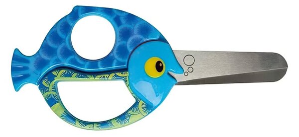 Dětské nůžky FISKARS 1003746, RYBA, modré 13,8cm