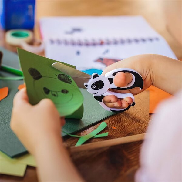Dětské nůžky FISKARS 1004613, PANDA, bílé 12,7cm