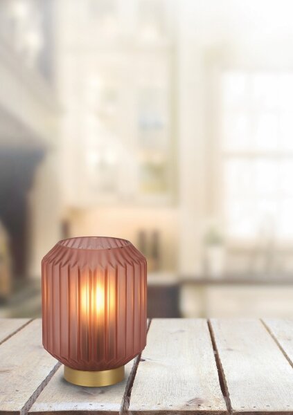 Lucide 45595/01/66 - Stolní lampa SUENO 1xE14/40W/230V růžová
