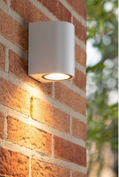 Lucide 69801/01/31 - Venkovní nástěnné svítidlo ZARO 1xGU10/35W/230V IP44 bílá