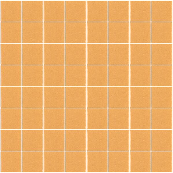 Hisbalit Skleněná mozaika oranžová Mozaika 326B MAT 4x4 4x4 (32x32) cm - 40326BMH