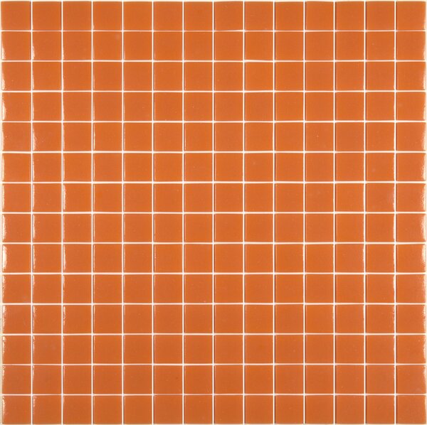 Hisbalit Skleněná mozaika oranžová Mozaika 304C LESK 2,5x2,5 2,5x2,5 (33,3x33,3) cm - 25304CLH