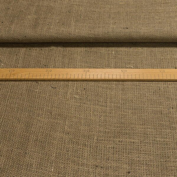 Juta technická (pytlovina), gramáž 260g/m2, jednobarevná přírodní režná, š.160cm (látka v metráži)