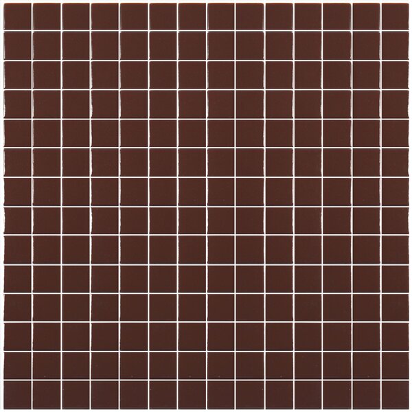 Hisbalit Skleněná mozaika hnědá Mozaika 210A MAT 2,5x2,5 2,5x2,5 (33,33x33,33) cm - 25210AMH