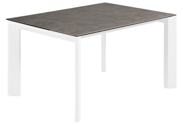 Šedý keramický rozkládací stůl Kave Home Axis II. 140/200 x 90 cm