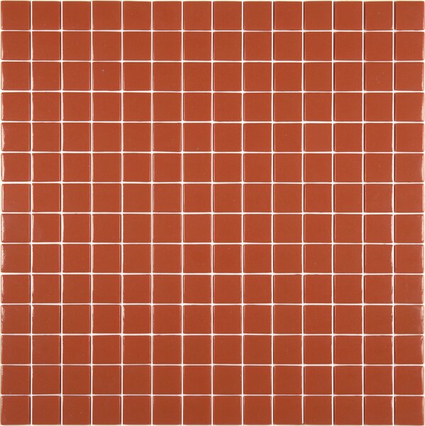 Hisbalit Skleněná mozaika červená Mozaika 172E MAT 2,5x2,5 2,5x2,5 (33,33x33,33) cm - 25172EMH
