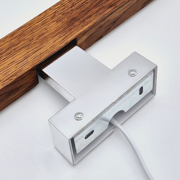 Brilagi-LED Koupelnové osvětlení zrcadla WOODY MIRROR LED/8W/230V IP44 dub/chrom