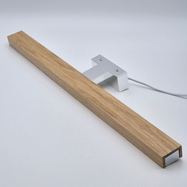 Brilagi-LED Koupelnové osvětlení zrcadla WOODY MIRROR LED/12W/230V IP44 dub/chro