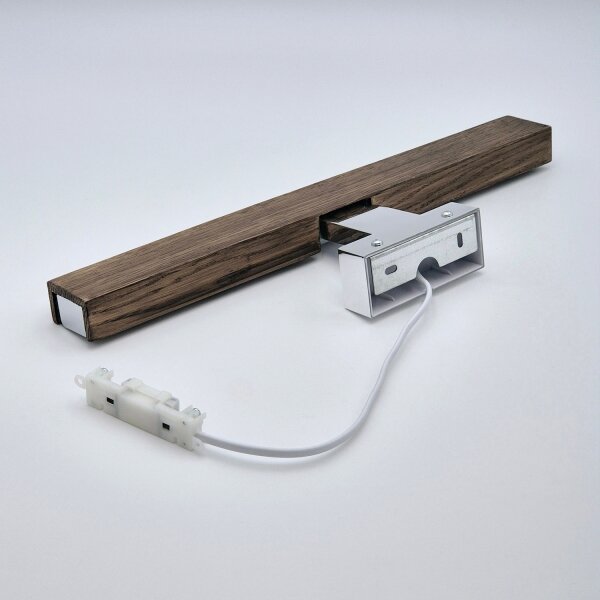 Brilagi-LED Koupelnové osvětlení zrcadla WOODY MIRROR LED/8W/230V IP44 dub/chrom
