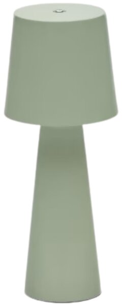 Zelená kovová stolní LED lampa Kave Home Arenys S