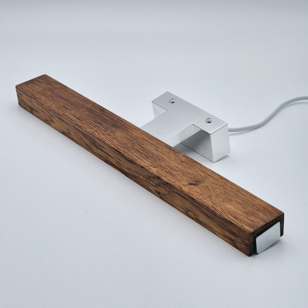 Brilagi-LED Koupelnové osvětlení zrcadla WOODY MIRROR LED/8W/230V IP44 dub/chrom