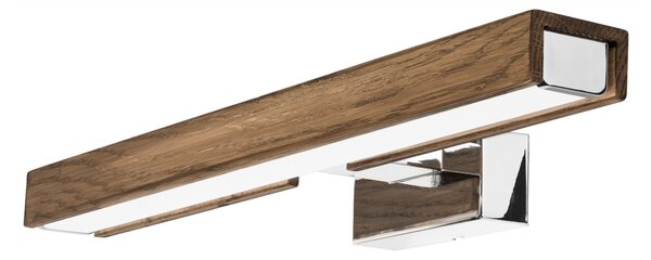 Brilagi-LED Koupelnové osvětlení zrcadla WOODY MIRROR LED/8W/230V IP44 dub/chrom