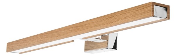 Brilagi-LED Koupelnové osvětlení zrcadla WOODY MIRROR LED/12W/230V IP44 dub/chro