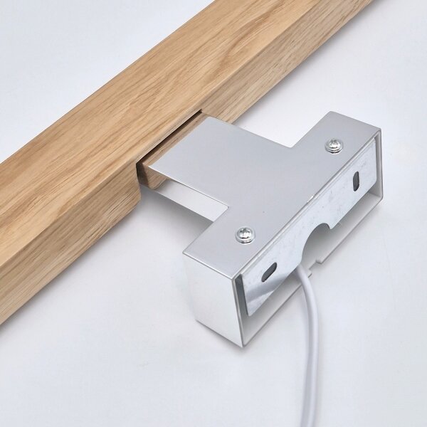 Brilagi-LED Koupelnové osvětlení zrcadla WOODY MIRROR LED/12W/230V IP44 dub/chro