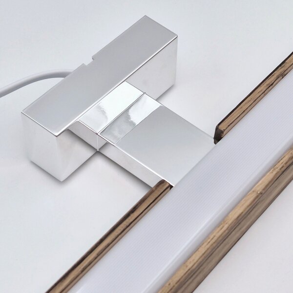 BRILAGI-LED Koupelnové osvětlení zrcadla WOODY MIRROR LED/15W/230V IP44 dub/chro