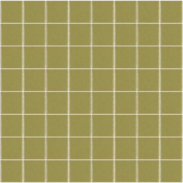Hisbalit Skleněná mozaika zelená Mozaika 337B LESK 4x4 4x4 (32x32) cm - 40337BLH