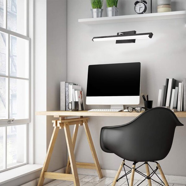 Toolight Nástěnné svítidlo LED 12W 50CM APP373-1W - černé