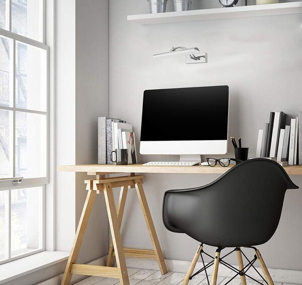 Toolight Toolight, LED koupelnové svítidlo nad zrcadlo 40cm, 9W, APP372-1W, chromová, OSW-05002