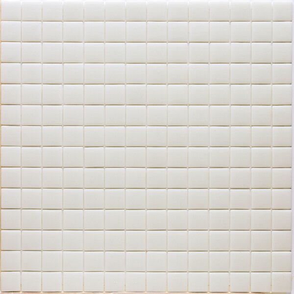 Hisbalit Skleněná mozaika bílá Mozaika PAS 2,5x2,5 (33,3x33,3) cm - 25PASLH