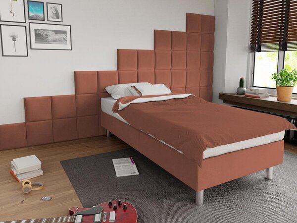 Čalouněná jednolůžkova postel Estelle-Baza, Potah: Manila 35, Rozměr postele: 80x200 5903211020797
