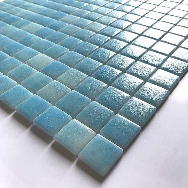 Hisbalit Skleněná mozaika modrá Mozaika CARIBE NON SLIP R11/C 2,5x2,5 (33,3x33,3) cm - 25CARIA3H