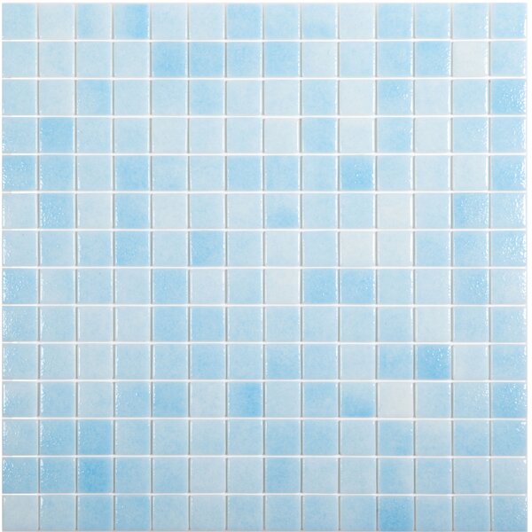 Hisbalit Skleněná mozaika modrá Mozaika ARAL 2,5x2,5 (33,3x33,3) cm - 25ARALLH